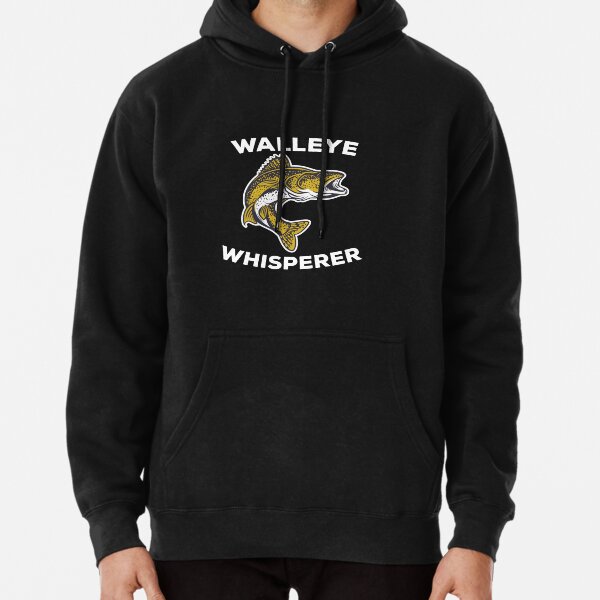 Walleye Whisperer Fishing Gift Pullover Hoodie for Sale by Markus