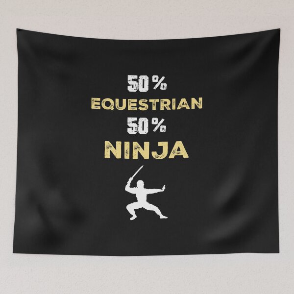 Artikelvorschau, EQUESTRIAN Ninja Cooles Geschenk entworfen und verkauft von Just Be Different.