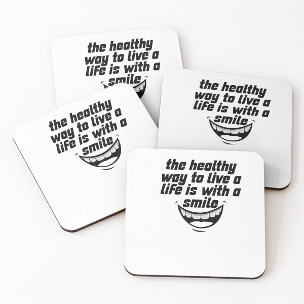 Item preview, the healthy way to live a life is with a smile  designed and sold by BILAL SHU12.