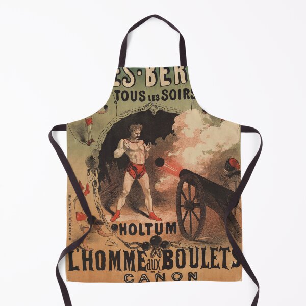 Item preview, FOLIES BERGERE Holtum L' Homme Aux Boulets 1874 The Cannon Man French Theater Poster Advertising designed and sold by retroposters.
