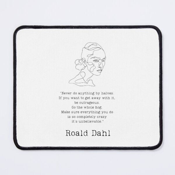 Item preview, "Never do anything by halves." designed and sold by BookberryGarden.