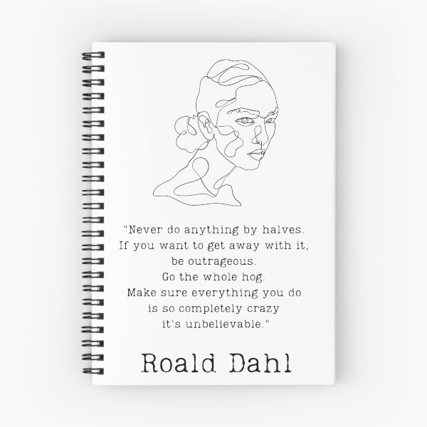 Item preview, "Never do anything by halves." designed and sold by BookberryGarden.