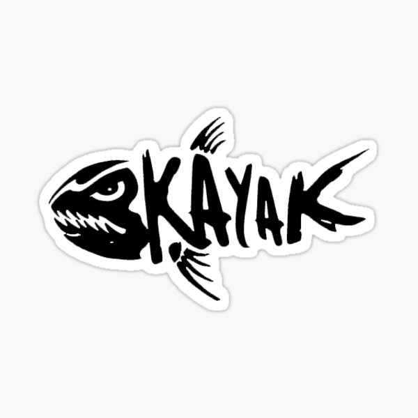 Kayak Fishing Stickers for Sale, Free US Shipping