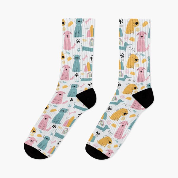 Item preview, Funny Dogs Lovers Seamless Pattern designed and sold by javakufi88.