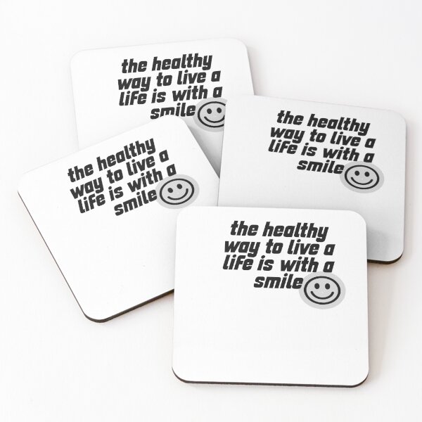 Item preview, the healthy way to live a life is with a smile  designed and sold by BILAL SHU12.