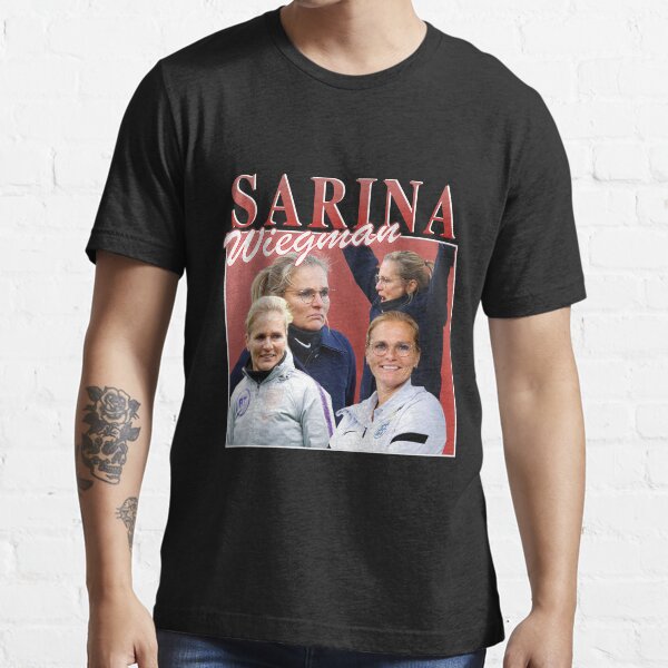 Retro Sarina Wiegman Print Essential T-Shirt