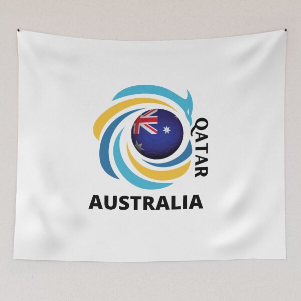 Item preview, Qatar Football soccer team Australia worldcup designed and sold by DesignsbyMona.