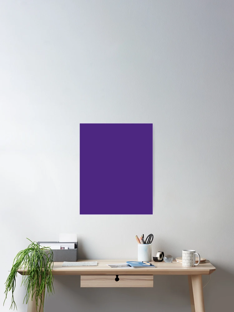 Imagen 2 de 3, Póster con la obra Spanish Violet Purple Plain Color , diseñada y vendida por SolidColor.