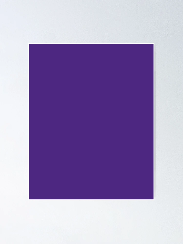 Imagen 1 de 3, Póster con la obra Spanish Violet Purple Plain Color , diseñada y vendida por SolidColor.