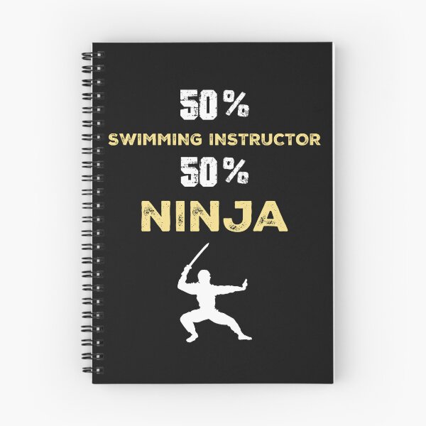 Item preview,  SWIMMING INSTRUCTOR  Ninja Cool Gift designed and sold by Just Be Different.