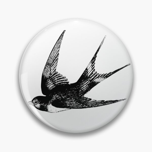 Item preview, Swallow bird drawing designed and sold by LeoLabs.