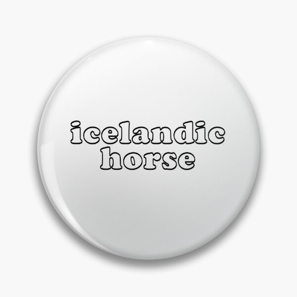 Item preview, Icelandic Horse Bubble Letters designed and sold by theaadesigns.