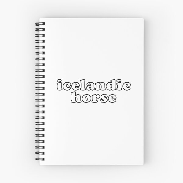 Item preview, Icelandic Horse Bubble Letters designed and sold by theaadesigns.