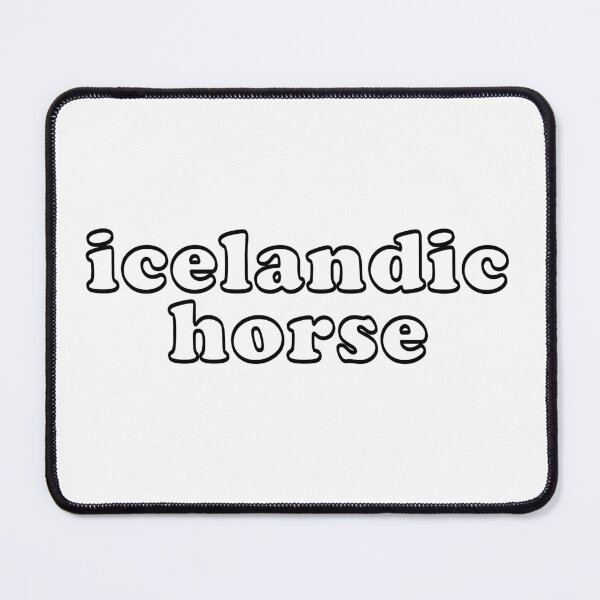 Item preview, Icelandic Horse Bubble Letters designed and sold by theaadesigns.