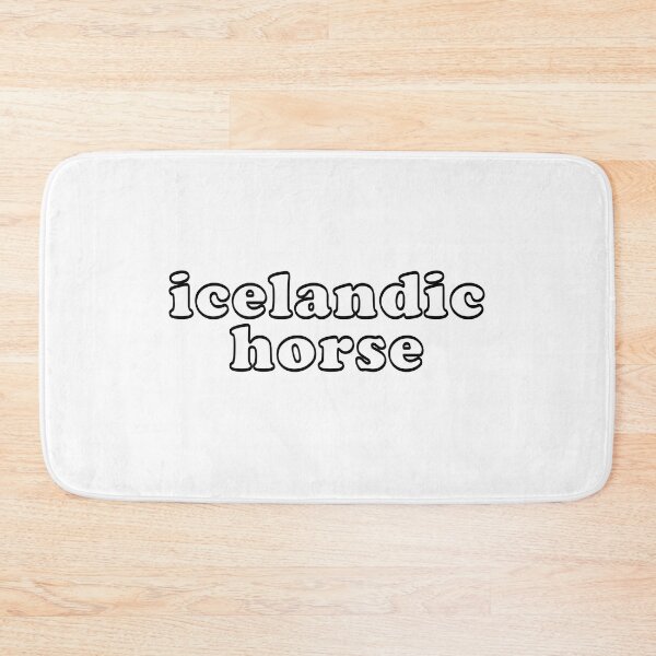 Item preview, Icelandic Horse Bubble Letters designed and sold by theaadesigns.