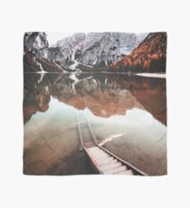 braies lake in trentino - italy Scarf