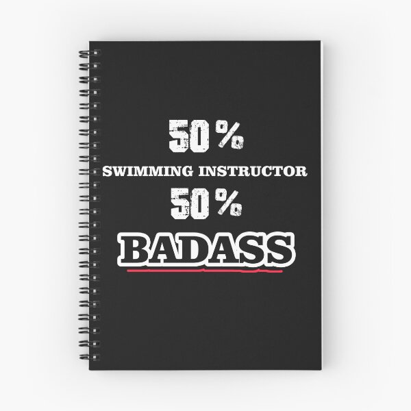 Item preview,  SWIMMING INSTRUCTOR  Badass Cool Gift designed and sold by Just Be Different.