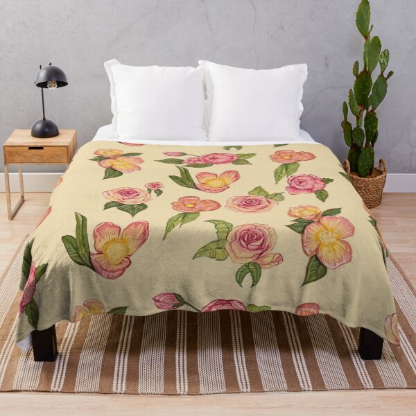 Item preview, Peachy florals designed and sold by Loly artist.