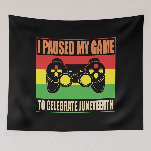 Item preview, I Paused My Game To Celebrate Juneteenth - JUNETEENTH Freeish Since 1865 Melanin Ancestor Black History Retro Vintage Design Gift Idea For Men and Women On Juneteenth Day Celebration  designed and sold by Prince - Bestseller ★★★★★.
