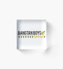 BTS/Bangtan Boys Yoongi w/stars Acrylic Block