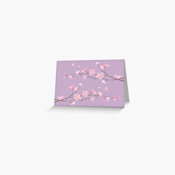 Item preview, Cherry Blossom flower plant - Pastel Purple designed and sold by designenrich.