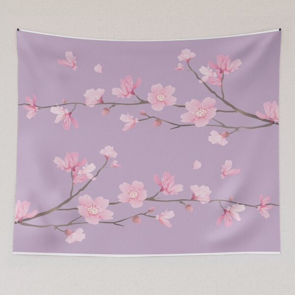 Item preview, Cherry Blossom flower plant - Pastel Purple designed and sold by designenrich.