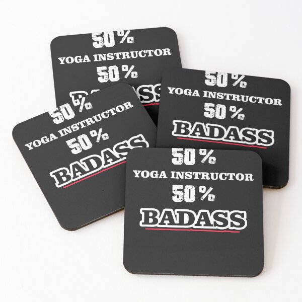 Item preview, INSTRUCTOR DE YOGA Badass Cool Gift designed and sold by Just Be Different.