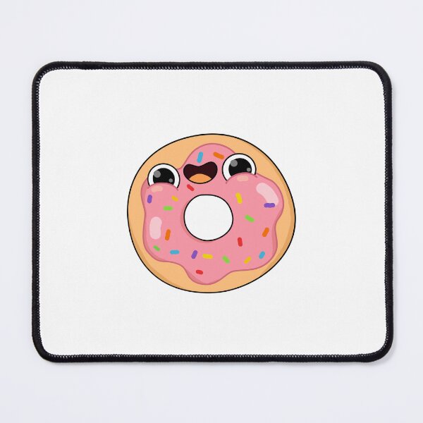 Item preview, Kawaii Pink Sprinkled Doughnut designed and sold by kawaiilife.
