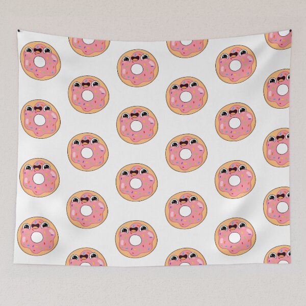 Item preview, Kawaii Pink Sprinkled Doughnut designed and sold by kawaiilife.
