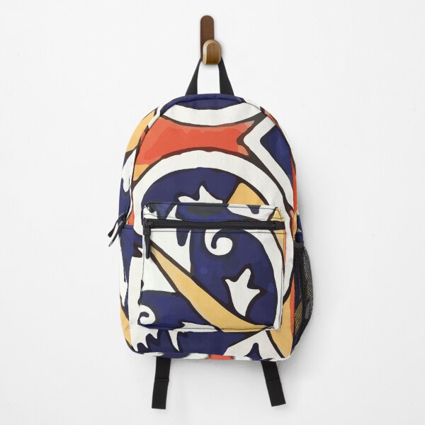 Item preview, Cruz flor de lis navy blue mexican talavera tile designed and sold by T-Mex.