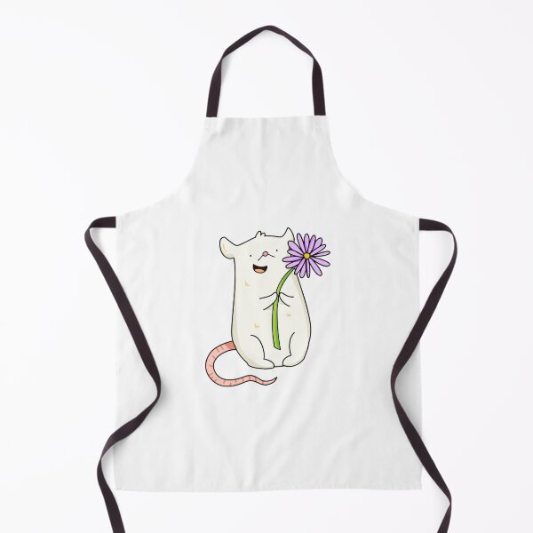 Item preview, Kawaii White Mouse With Flower designed and sold by kawaiilife.