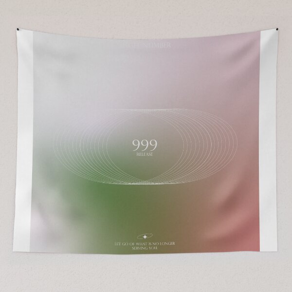 Item preview, Angel Number 999 Horizontal designed and sold by GRETKA.
