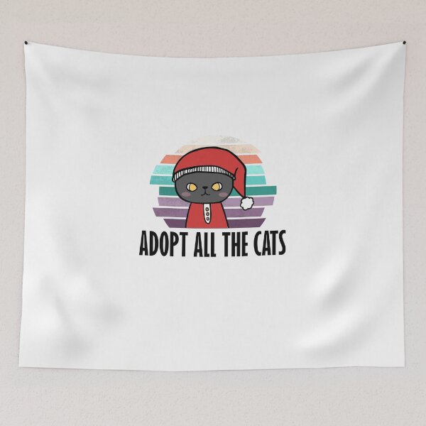 Item preview, Adopt All the Cats, Funny Black Cat Lover Mom designed and sold by yssnyd.