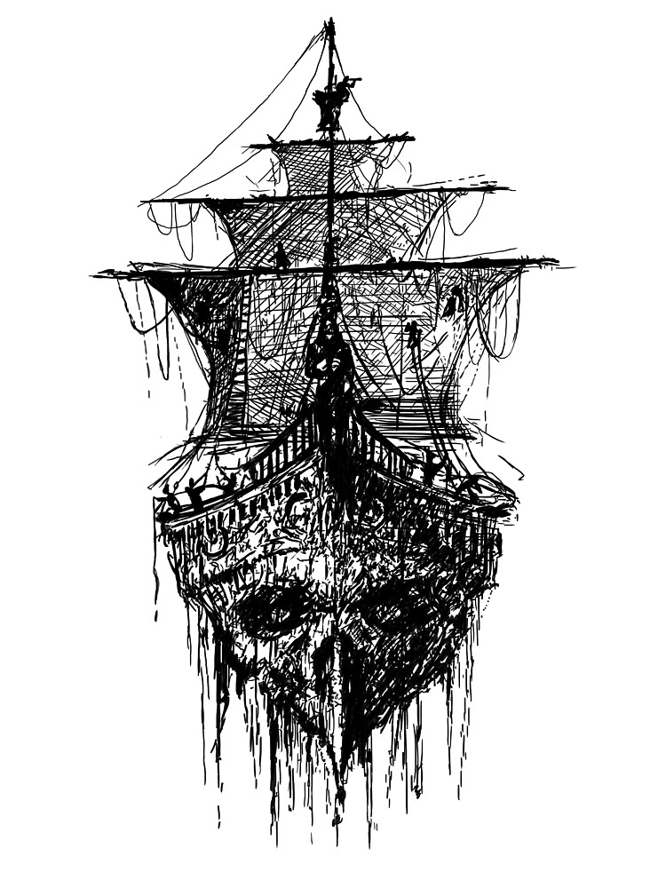 Simple Pirate Ship Drawing Greece, SAVE 53% - raptorunderlayment.com