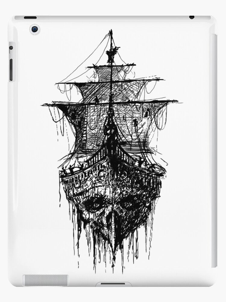 Anime Second Pirate Ship Print Tattoo Fan Art Matte Print -  Sweden