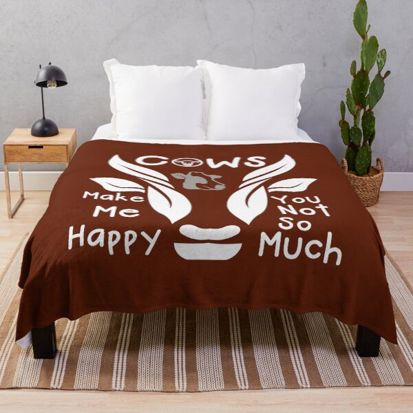 Item preview, "Cows Make Me Happy You Not So Much,Funny Cow" designed and sold by adarth.