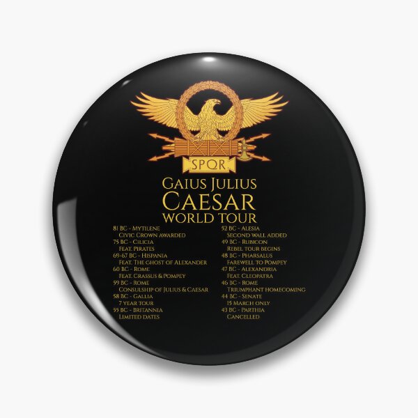 Item preview, Gaius Julius Caesar World Tour - Ancient Roman History - SPQR designed and sold by Styrman.