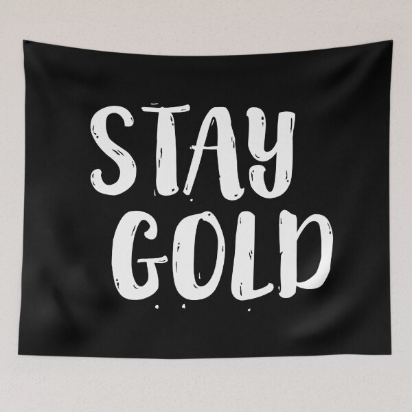 Item preview, Customizable Black stay gold designed and sold by abbyiris.