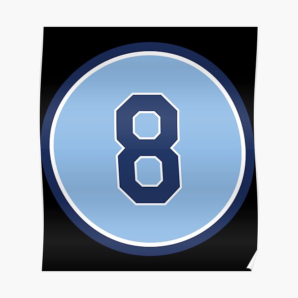 Brandon Lowe 8 Jersey Number Sticker Essential T-Shirt for Sale by  edithazjanie