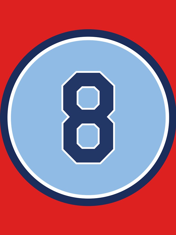 Brandon Lowe 8 Jersey Number Sticker Essential T-Shirt for Sale by  edithazjanie