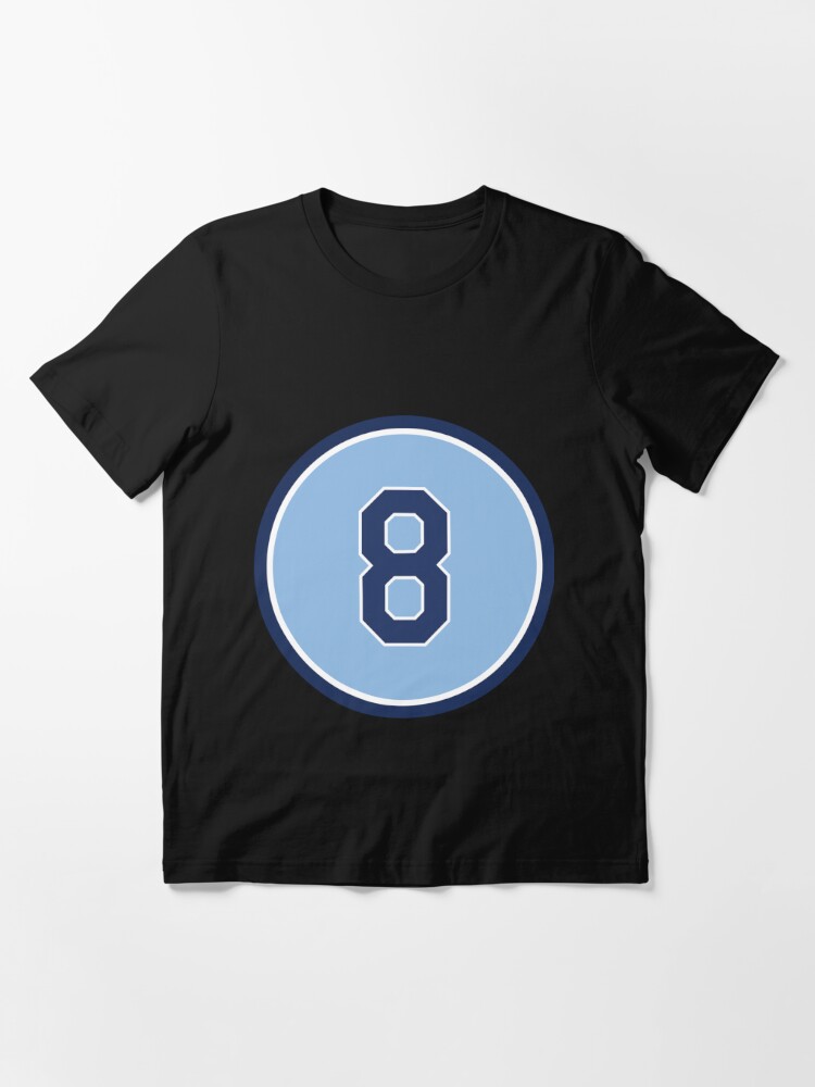 Brandon Lowe 8 Jersey Number Sticker Essential T-Shirt for Sale by  edithazjanie