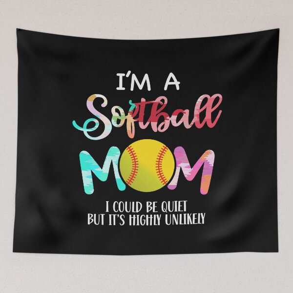 Item preview, I'M A Softball Mom I Could Be Quiet But It's Highly Unlikely Fastpitch designed and sold by 99Fastpitch.