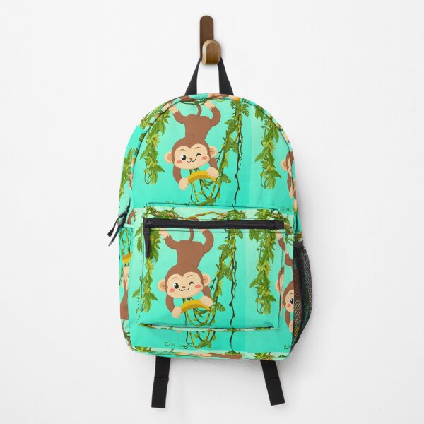 Item preview, Nature and Creation - Kawaii Monkey_Teal designed and sold by TheReporter1.