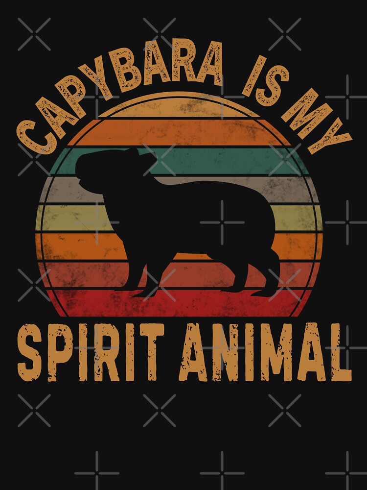 Disover Capybara Is My Spirit Animal Funny Rodent Capybaras Lovers | Essential T-Shirt