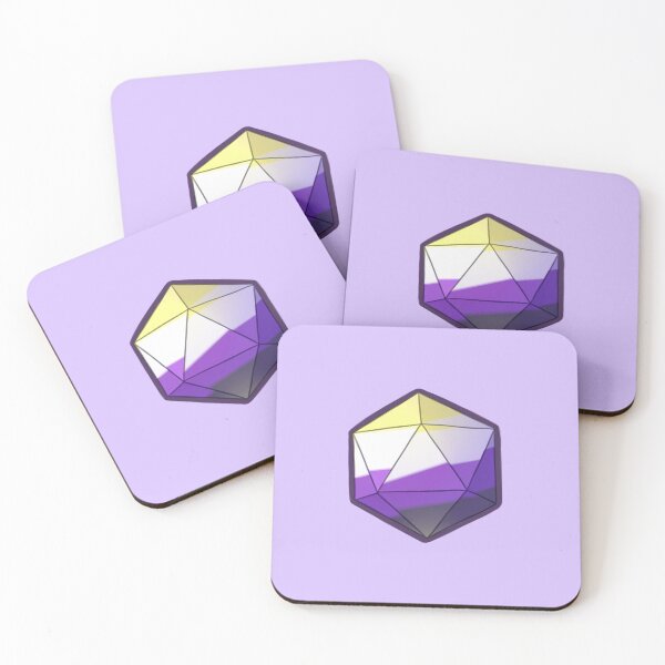 Item preview, Pride d20 || Non-binary designed and sold by RivalMythos.