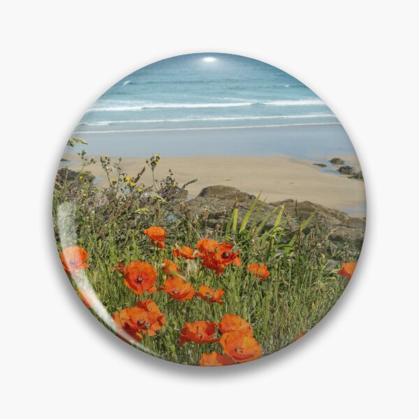 Item preview, Poppies at Fistral Beach designed and sold by twymanphoto.