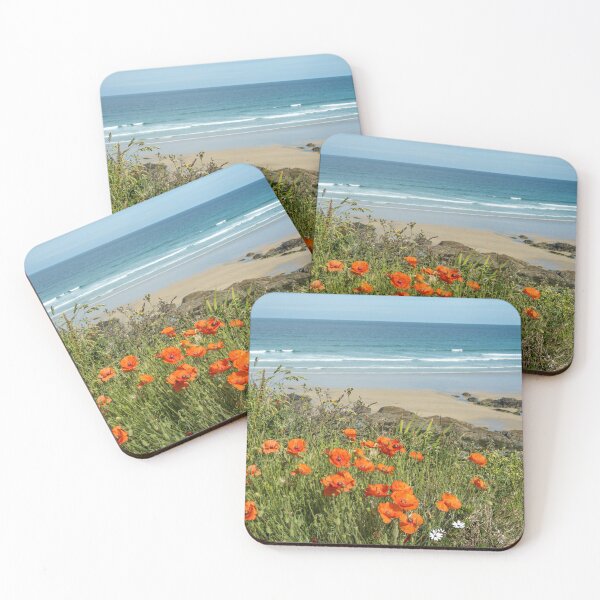 Item preview, Poppies at Fistral Beach designed and sold by twymanphoto.