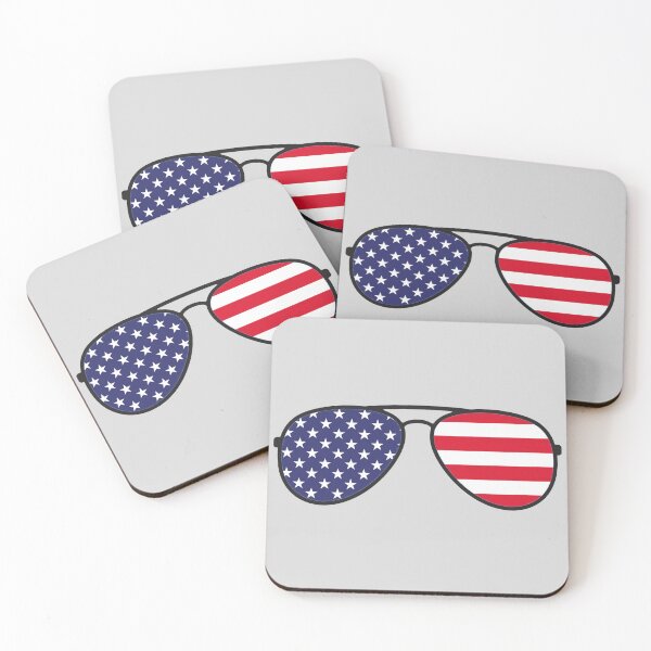 Item preview, American Flag Sunglasses designed and sold by RedSparkles Designs.