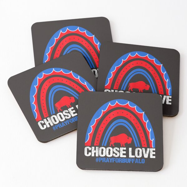 Item preview, Buffalo Strong Choose Love Pray For Buffalo Rainbow     designed and sold by Latina-Link.