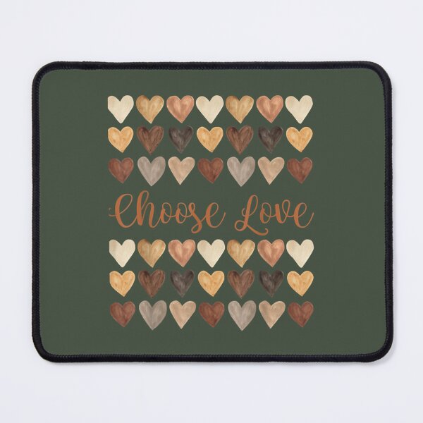 Item preview, Buffalo Strong Choose Love Retro Hearts designed and sold by Latina-Link.